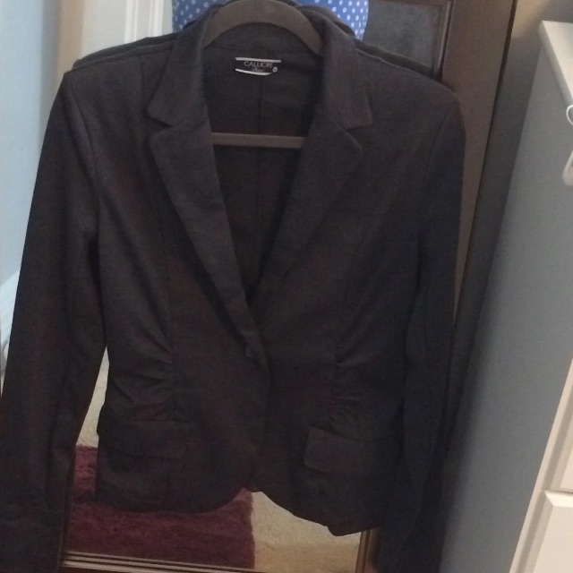 Grey Jacket.